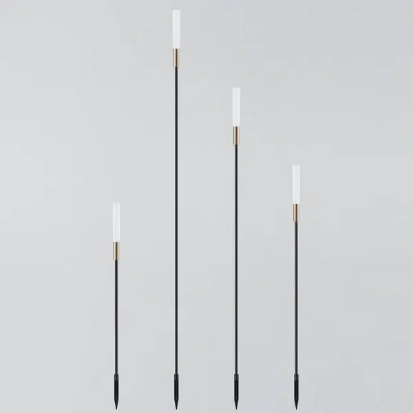Reed & Cattail Outdoor Column Lights Low Voltage Solar LED Landscaping Garden Lawns Lighting - Image 8