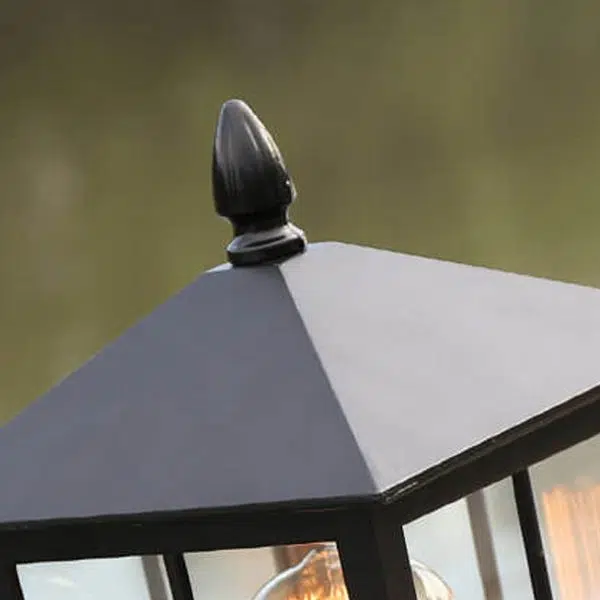 European Outdoor Column Lantern Waterproof  Rustproof 1-Light Patio Light - Image 6