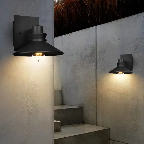 Minimalist Waterproof Black European-style Wall Lamp Exterior Lights - Image 6