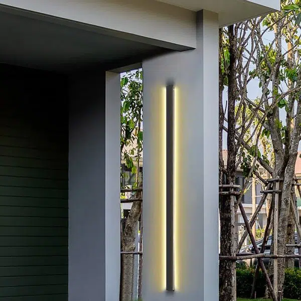 Black Long Strip LED Waterproof Modern Outdoor Wall Lights Porch Lights - Image 7