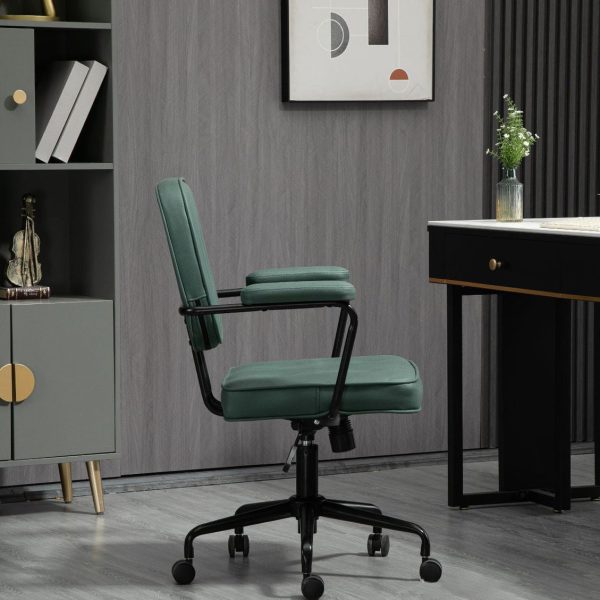 Contemporary Scandinavian Fabric Wood Sponge SGS Steel Nylon Square Desk Chair Backrest Armrest Adjustable For Home Office - Image 11