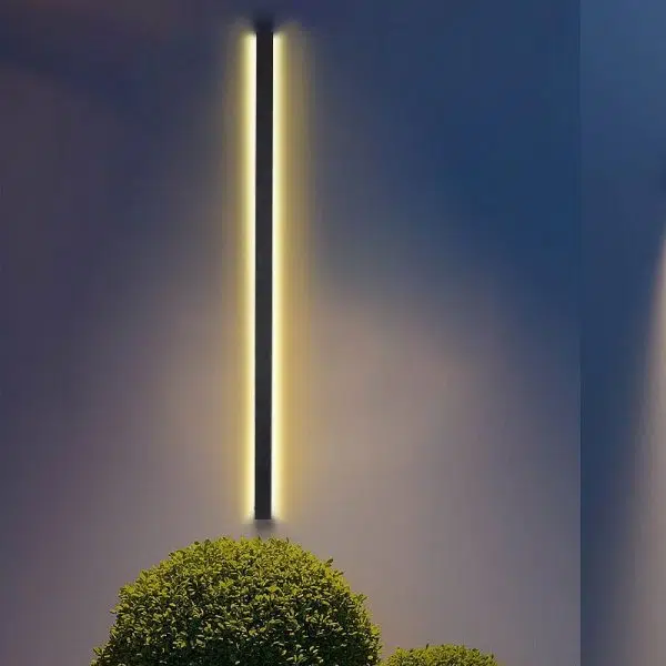 Black Long Strip LED Waterproof Modern Outdoor Wall Lights Porch Lights - Image 8