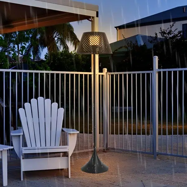 1-light Mesh Outdoor Floor Lamp - Image 5