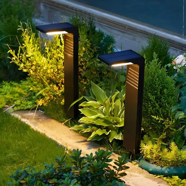 Eco-Friendly Smart LED Outdoor Lawn Lamp Solar Path Lighting with Auto On/Off - Image 8