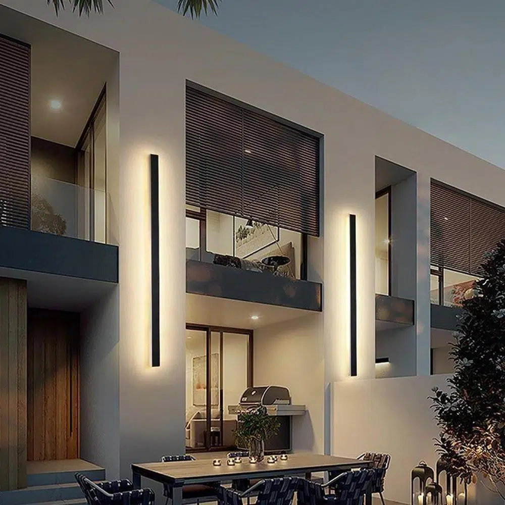 8-98ad9256-70da-4a23-870b-0ed201f0b396-445247.jpg Outdoor Waterproof Long Strip Metal Black Modern LED Outdoor Wall Lights - Image 1