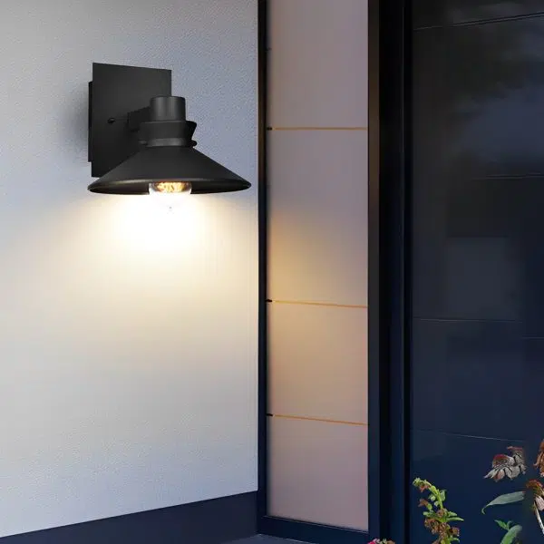 Minimalist Waterproof Black European-style Wall Lamp Exterior Lights - Image 7