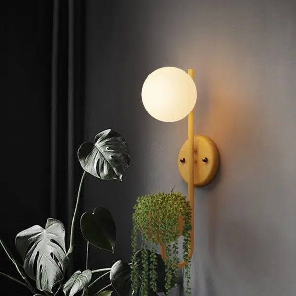 Sphere 1-Light Storage Box Planting Pot Decoration Wall Sconce Lamps - Image 5
