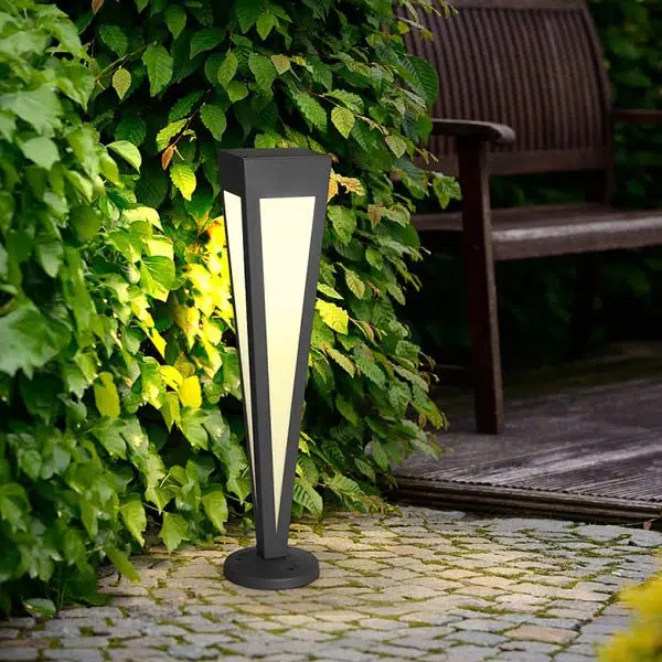 Square Conical LED Waterproof RGB Solar Lights Outdoor Pathway Lights - Image 13