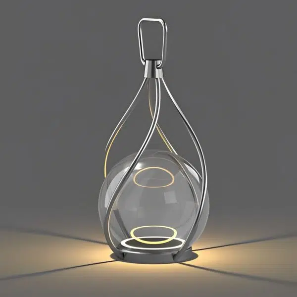 Creative Metal LED Waterproof USB Rechargeable Portable Night Lights - Image 7