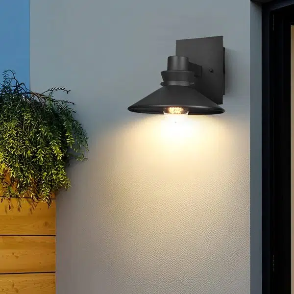 Minimalist Waterproof Black European-style Wall Lamp Exterior Lights - Image 9