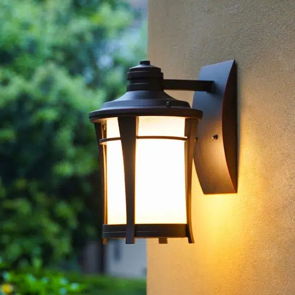 European Industrial Wrought Iron Outdoor Waterproof 1-Light Wall Sconce Lamp - Image 15