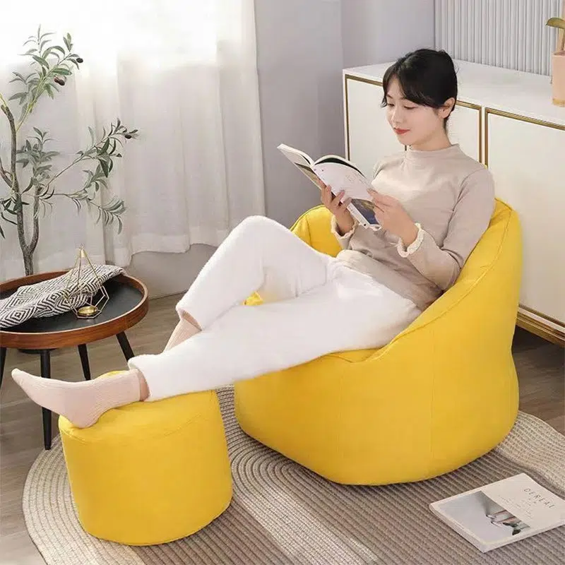 BS-Chair-BX03016-15.jpg Contemporary Nordic Tech Fabric EPS Bean Bag Lazy Sofa With Backrest & Footrest For Living Room & Bedroom - Image 19