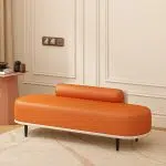 Orange Seat + Beige Frame