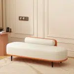 Beige Seat + Orange Frame