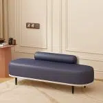 Dark Blue Seat + Beige Frame