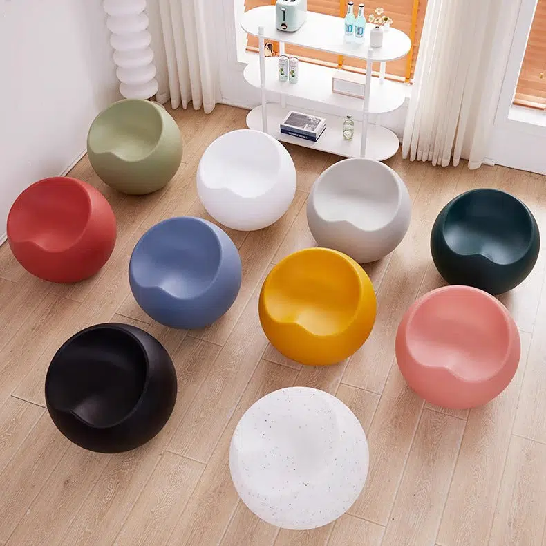 BS-Chair-BX03032-17.jpg Contemporary Creative PP Apple & Sphere-Shaped Footstool For Entryway & Living Room - Image 1