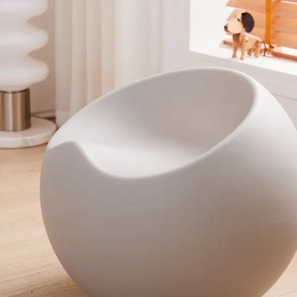 Contemporary Creative PP Apple & Sphere-Shaped Footstool For Entryway & Living Room - Image 11