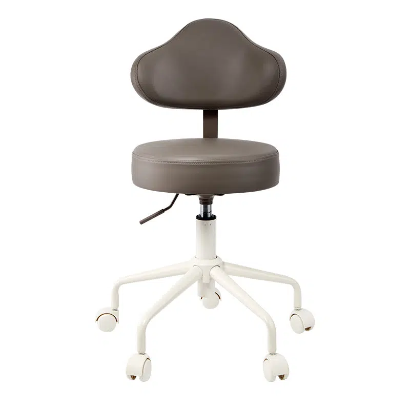 BS-Chair-BX03072-3.jpg Contemporary Nordic Leather & Metal Cloud-Shaped Round Swivel Vanity Stool Backrest For Bedroom & Home Office - Image 13