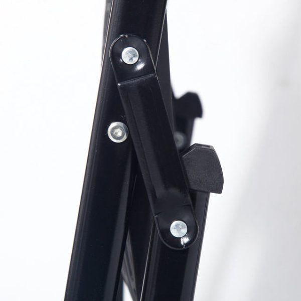 Modern Minimalist PP And Steel Square Foldable Desk Chair With Backrest For Home Office And Study - Image 8