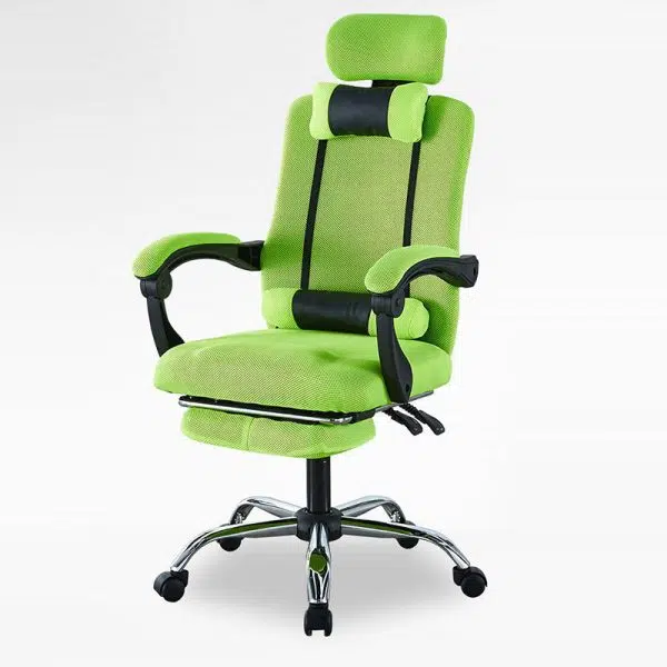 Modern Simplicity Mesh Steel Sponge Square Desk Chair Armrest Footrest Adjustable For Home Office - Image 21