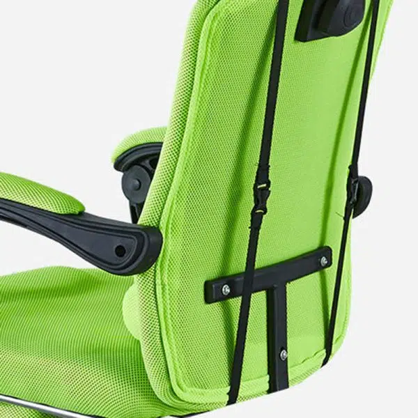 Modern Simplicity Mesh Steel Sponge Square Desk Chair Armrest Footrest Adjustable For Home Office - Image 9
