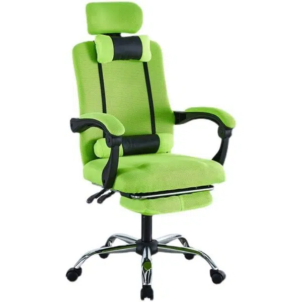 Modern Simplicity Mesh Steel Sponge Square Desk Chair Armrest Footrest Adjustable For Home Office - Image 23