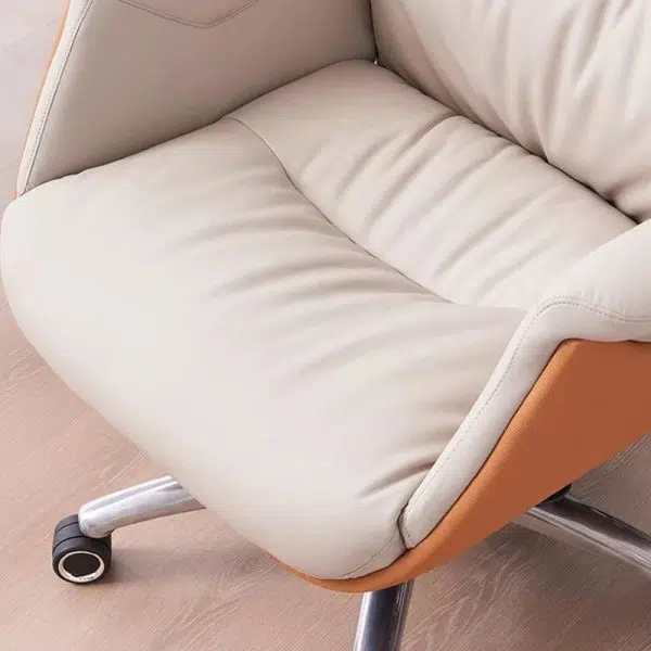 Modern Simplicity Microfiber Leather Cowhide Cotton Steel Rectangular Liftable Desk Chair Backrest Armrest For Home Office - Image 10
