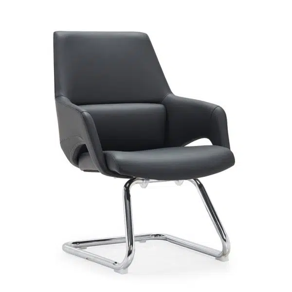 Modern Simplicity Silicone Leather Aluminum Alloy Sponge Rectangular Desk Chair Armrest Headrest Reclining For Home Office - Image 5