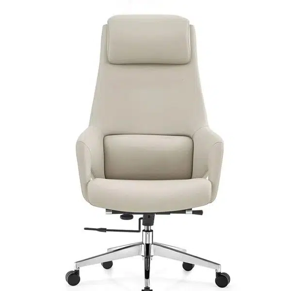 Modern Simplicity Silicone Leather Aluminum Alloy Sponge Rectangular Desk Chair Armrest Headrest Reclining For Home Office - Image 20