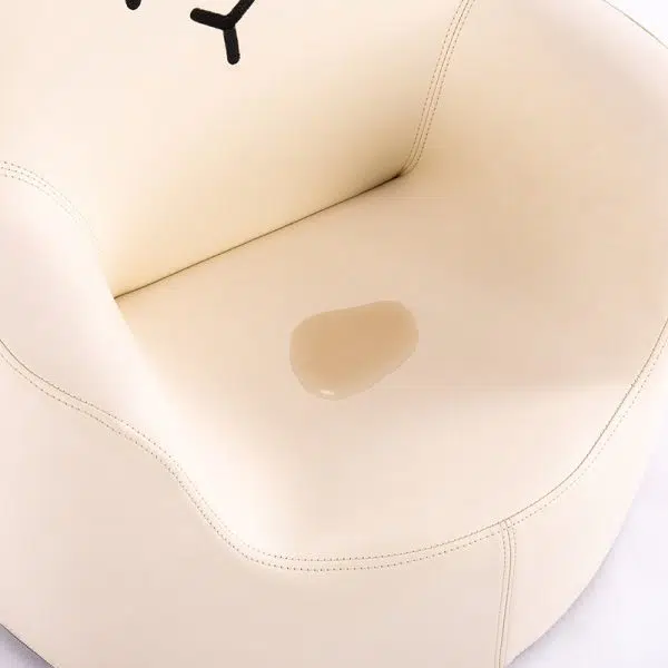 Contemporary Creative Kids Cartoon Animal Leather Foam Rabbit Bear Dinosaur Low Stool Backrest Armrest For Dining Room - Image 13