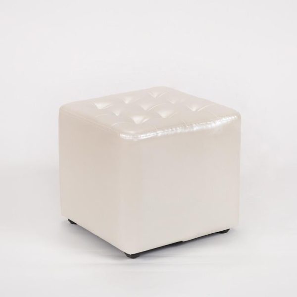 Modern Simplicity Leather Wood Sponge Round Square Footstool Backless For Living Room - Image 18