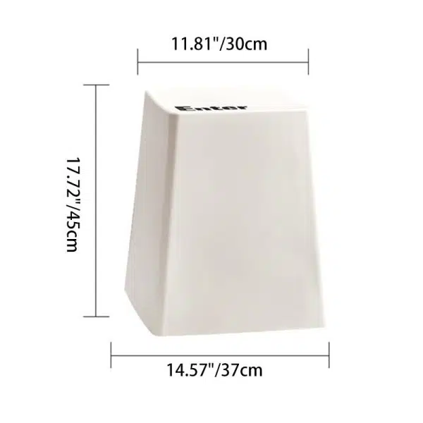 Contemporary Creative PP Trapezoidal Keyboard Button Stackable Stool Backless For Dining Room - Image 8