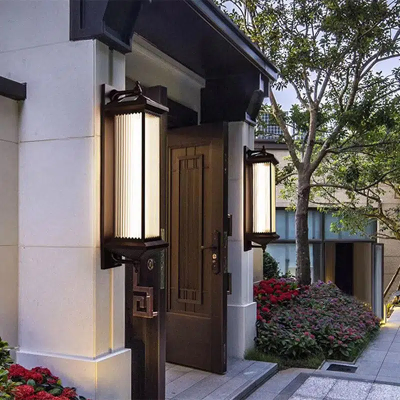 BS-Lighting-AC04580-5.jpg Modern Minimalist Solar Aluminum & Glass Rectangular LED Wall Sconce Lamp For Garden - Image 1