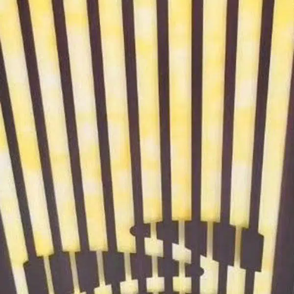 Modern Minimalist Stainless Steel & Resin Rectangular 1-Light Outdoor Light For Garden - Image 5