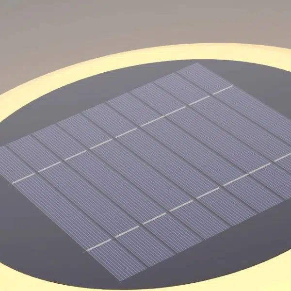 Modern Minimalist Stainless Steel & PE Round & Square LED Solar & Waterproof Outdoor Light For Garden, Yard & Patio - Image 10