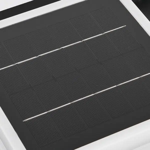 Modern Minimalist Metal, Rotomolded & Acrylic Square LED Outdoor Light With Solar & Waterproof Design For Garden & Patio - Image 6