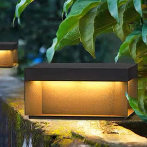 Modern Minimalist Stainless Steel Square LED Outdoor Light With Solar & Waterproof Features For Garden, Patio, Gate - Image 18