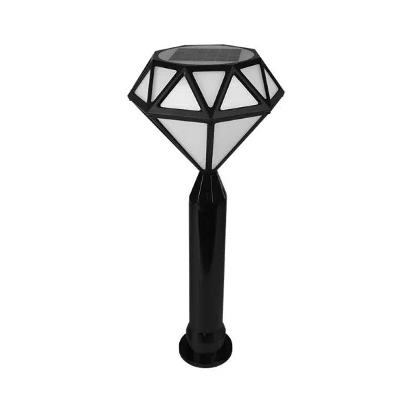 Contemporary Creative Solar Waterproof Aluminum & PC Diamond LED Outdoor Light Landscape Lighting For Garden & Outdoor Patio - Image 18