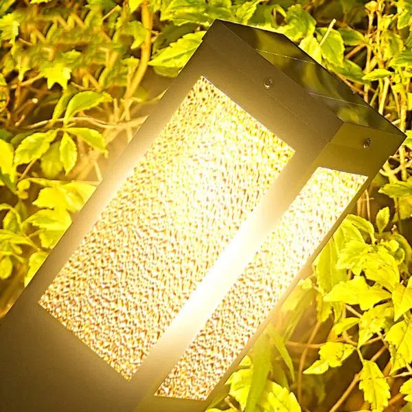 Modern Minimalist Solar Waterproof Metal & Glass Diamond-Texture LED Outdoor Light Landscape Lighting For Garden & Outdoor Patio - Image 11