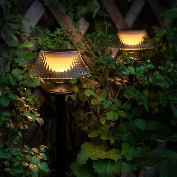 Modern Minimalist Round Half Ball Long Pole Iron ABS LED Ground Plug Outdoor Light For Garden - Image 8