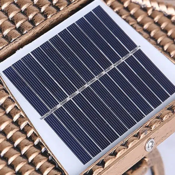 Traditional Chinese Solar Waterproof Quadrangle House Shape Aluminum LED Post Head Light Outdoor Light For Garden - Image 8