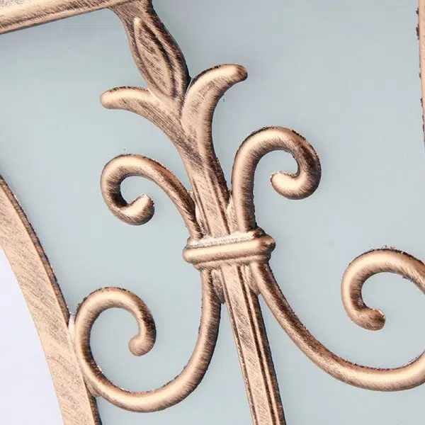 Traditional Chinese Solar Waterproof Quadrangle Carved Aluminum Glass LED Post Head Light Outdoor Light For Garden - Image 6