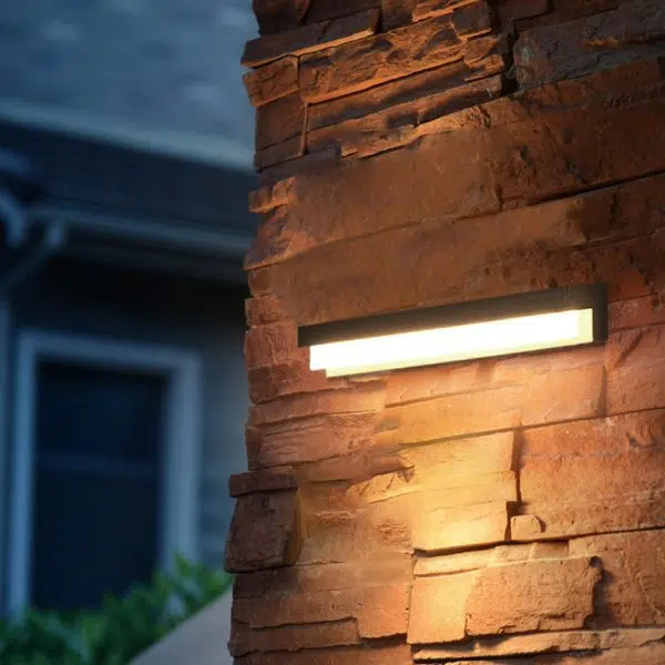 Modern Minimalist Solar Waterproof Sensor Rectangular ABS LED Wall Sconce Lamp For Outdoor Patio - Image 17