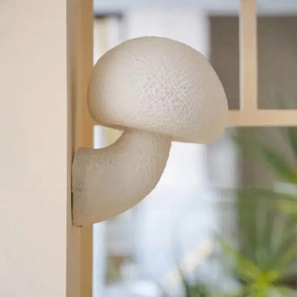 Contemporary Creative Mushroom Resin LED Wall Sconce Lamp For Outdoor - Image 5