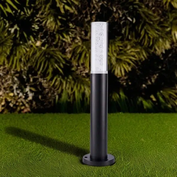 Modern Minimalist Cylinder Aluminum Acrylic LED Outdoor Landscape Light For Garden - Image 11