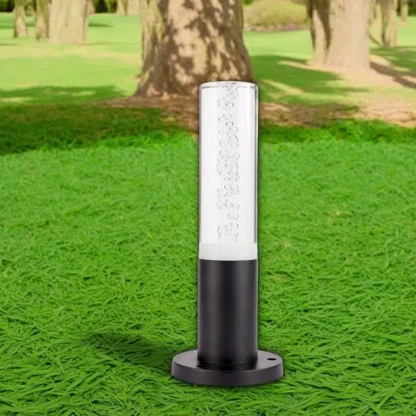 Modern Minimalist Cylinder Aluminum Acrylic LED Outdoor Landscape Light For Garden - Image 2