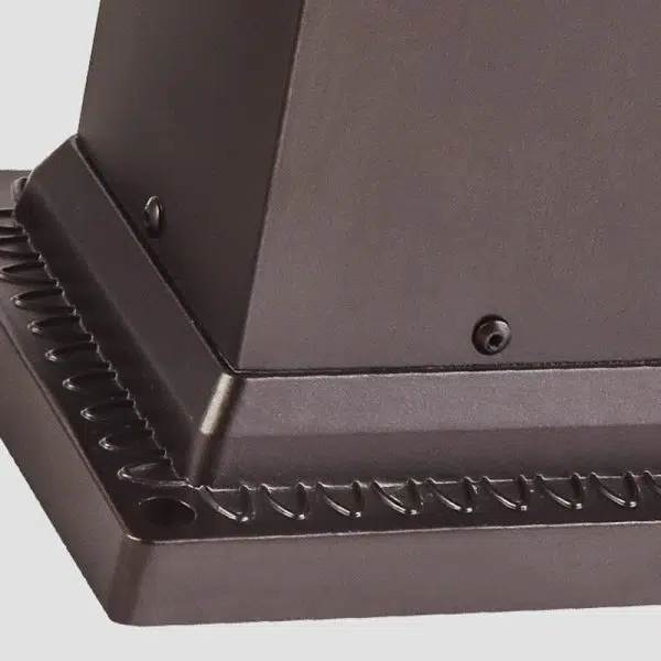 Modern Minimalist Waterproof Column Frosted Transparent Glass Aluminum 1-Light Post Head Landscape Light For Garden - Image 7