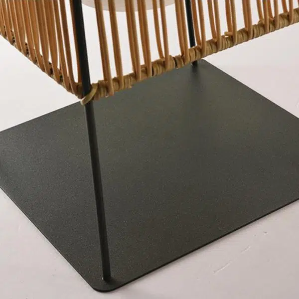 Modern Minimalist Solar Waterproof Prismatic Strip Stainless Steel Gum Rattan LED Landscape Light For Outdoor Patio - Image 8