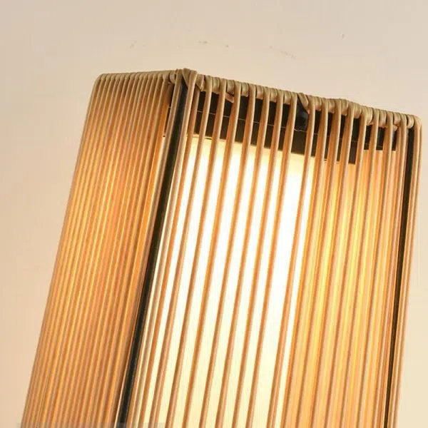 Modern Minimalist Solar Waterproof Prismatic Strip Stainless Steel Gum Rattan LED Landscape Light For Outdoor Patio - Image 7