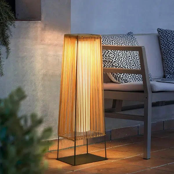 Modern Minimalist Solar Waterproof Prismatic Strip Stainless Steel Gum Rattan LED Landscape Light For Outdoor Patio - Image 14